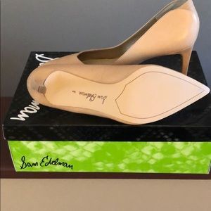 Sam Edelman Orella leather pumps, nude size 8